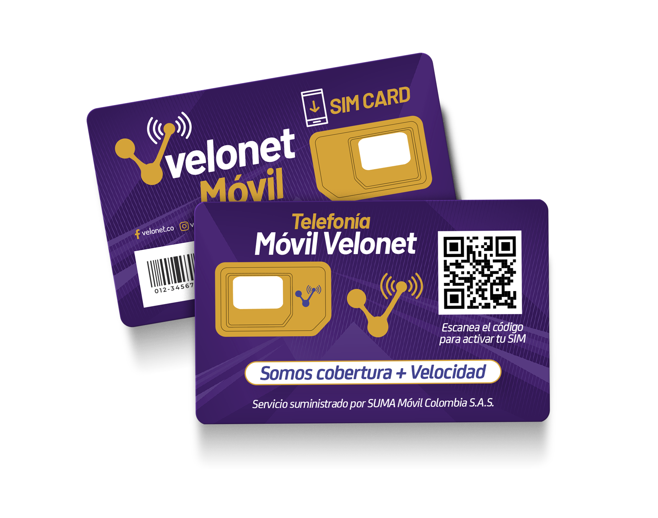 Activación de SIM Velonet Móvil